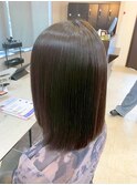 髪質改善/艶髪/セミロング/ナチュラルブラウン