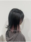 ピンク×インナーカラー