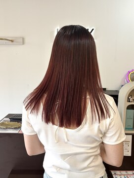 ラック 津田沼(LUCK) ピンクレッド/ダブルカラーケアブリーチ