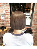 髪質改善カラー◎40代50代白髪ぼかし×大人ボブ 艶と潤い