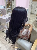 ハグクレア(HUG CLAIRE)&nbsp;暗め青紫×ダブルカラー