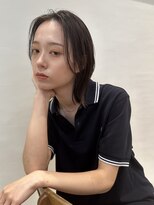 トリッカ 銀座(tricca)&nbsp;暗髪カラー/艶髪カラー/切りっぱなしボブ