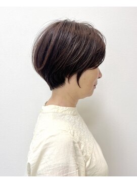 テルミークリニカルデザイン 北千里 40代50代ショートボブショート丸みショート