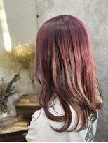 ジュラク(JURAKU) アンブレラカラーピンク×ブラウン