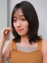 ガーデン 銀座(GARDEN)&nbsp;ミディアムレイヤー レイヤー 顔まわりレイヤー ナチュラルヘア