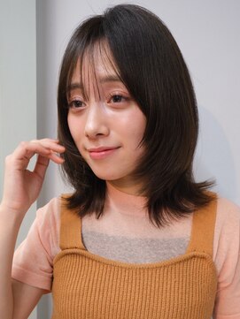 ガーデン 銀座(GARDEN) ミディアムレイヤー レイヤー 顔まわりレイヤー ナチュラルヘア