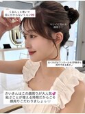 前髪カット/おくれげ/ブラウンカラー/ヘーゼルブラウン