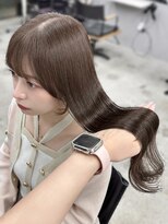 フォンズ(FONS)&nbsp;上品韓国ヘアラベンダーグレージュ