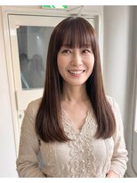 零秒女髪 千里丘店&nbsp;艶やかな上品ロングの髪質改善カラー艶髪美髪艶カラー艶感