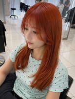 ヘアーサロン ファイブシー(HAIR SALON 5C)&nbsp;ブリーチ1回　夏髪♪オレンジカラー＆レイヤーカット