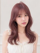 ユーフォリア 新宿店(Euphoria) 小顔シースルーバング顔周りカットミディアムレイヤーワンカール