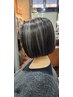 【大人女性に！】骨格美カット+白髪ぼかしハイライト+うるツヤトリートメント