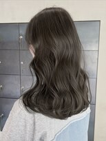 ヘアー アイス ルーチェ(HAIR ICI LUCE) ブリーチなしカラーオリーブベージュ秋カラー透明感カラー/今枝