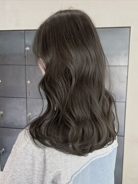 ヘアー アイス ルーチェ(HAIR ICI LUCE) ブリーチなしカラーオリーブベージュ秋カラー透明感カラー/今枝