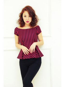 フェリシータ 緑地公園店(felicita) ほつれエアリーカール斜めバング♪大人グラマラスセミディ