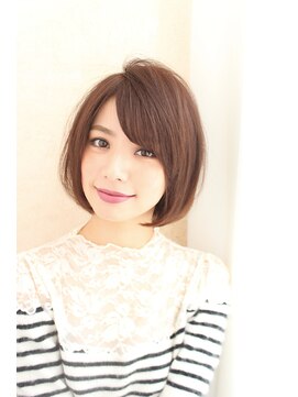 ソース 梅田(SOURCE) ナチュラルショートボブ