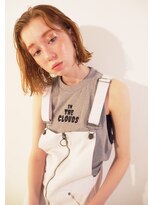 ローブ アオヤマ(LOAVE AOYAMA)&nbsp;【LOAVE】 外国人風 /ニュアンスボブ×アプリコットカラー