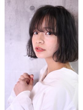 エイチ(H eitf) Hエイチ原宿＊小慣れ『ウェーブロブ』グレージュ【小島遥香】