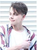 ジジバイワースホワイル(jiji by WORTH WHILE)&nbsp;ブルックリン・ベッカム　ナチュラルパーマツーブロックショート