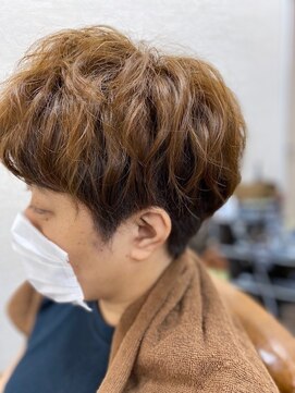 ヘアーサロンゴトウ ツートーンカラー＆ツーブロック。Wツースタイル