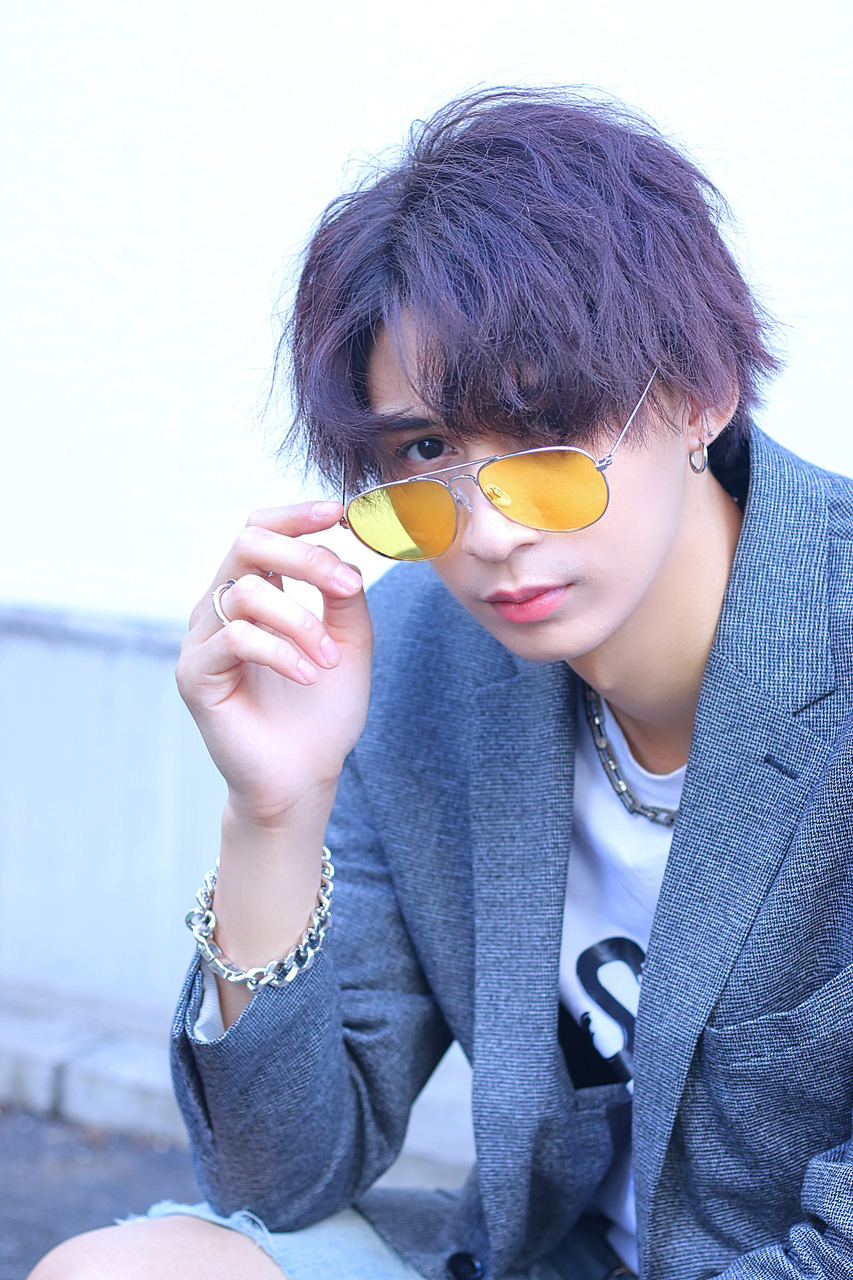 【フォルテ飯塚裕士】ラベンダーコンマヘアマッシュ