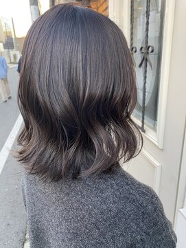 ロイジー(roijir) 表参道 roijir アッシュベージュ×ミディアムボブ