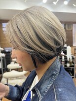 スリジエ(Cerisier)&nbsp;ホワイトブロンド×ネイビーブルー×桜井野の花