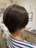 ホロホロ ヘアーデザイン(holoholo Hair Design)&nbsp;30代40代50代◎乾かすだけで決まる大人ナチュラルショートボブ