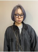【TALO】ニュアンスショートボブ×ラベンダーグレー