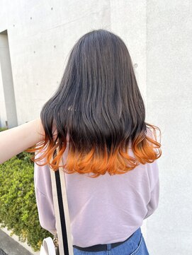 シモキタジャムズ オレンジ*裾カラー/デザインカラー/オレンジカラー