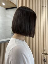 ロンドプロフィール 浦和(Lond profil)&nbsp;ワンカラーで出来るアッシュカラー　内巻きボブ