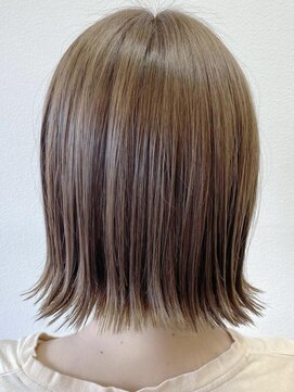 ザ ラブズ ラフズ ヘアー 本店(the loves laughs hair) 切りっぱなしボブ × マロンベージュ