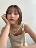 カジュアルモードストレートボブ。