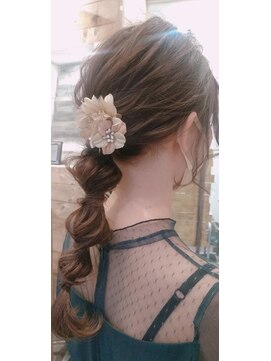 ヘアアートヒサ(HAIR ART hisa) 「RYOKO」お呼ばれヘア  ゆるオニオンヘア