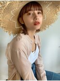 切りっぱなし×オレンジベージュ　○堀越太真樹