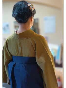 アプリコット美容室 着付けヘアセット　着付け/白髪ぼかし白髪染め/浴衣ヘアセット