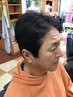 【気になる白髪に】カット＋シェービング＋白髪染め ￥9300→￥8500