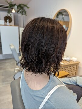 トキ(toki) 切りっぱなしボブパーマ