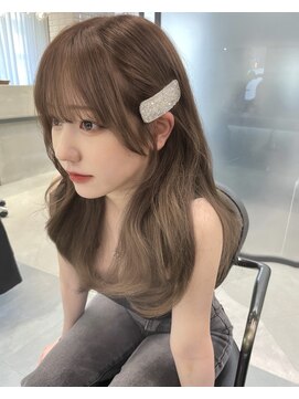 リリー(Lilley) 大人気×顔まわり×前髪×ブラウンカラー