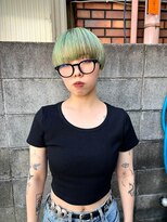 イシ(isi)&nbsp;ショート　デザインカラー　ダブルカラー　髪質改善