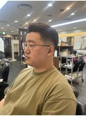 梅田スキンフェードサイドパート