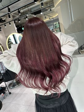 ロンドメリア 天神大名店(Lond Melia) 小顔に見せるヘア/ワンレン/ボブウルフ/ネビージュ/黒髪カタログ