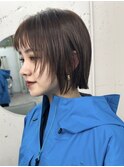 【arte HAIR】ぱつっとボブ/顔まわりレイヤー/オン眉バング