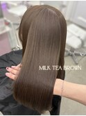 ☆透明感たっぷりミルクティーブラウンカラー☆