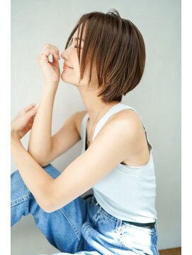 ギークス(GEEKS) 【GEEKS渋谷】ナチュラルショートウルフ/春カラー/小顔/レイヤー