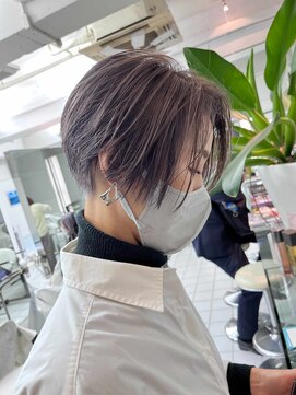 ヘッズ 市川(HEADS ex) 前髪 アンブレラカラーこなれミディイメチェン韓国マッシュ