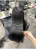 髪質改善ストレート＋カット＋艶カラー＋トリートメント