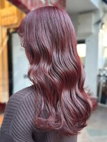 ラレイ ハラジュク(Lalei harajuku)&nbsp;【白石】ブリーチなしピンクブラウン赤髪暖色艶カラー原宿