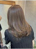○ブリーチなしで作るミルクティーベージュ