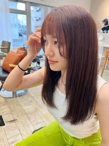 アスラン(ASLAN)&nbsp;【aslan】顔周りカット/レイヤースタイル/暖色カラー